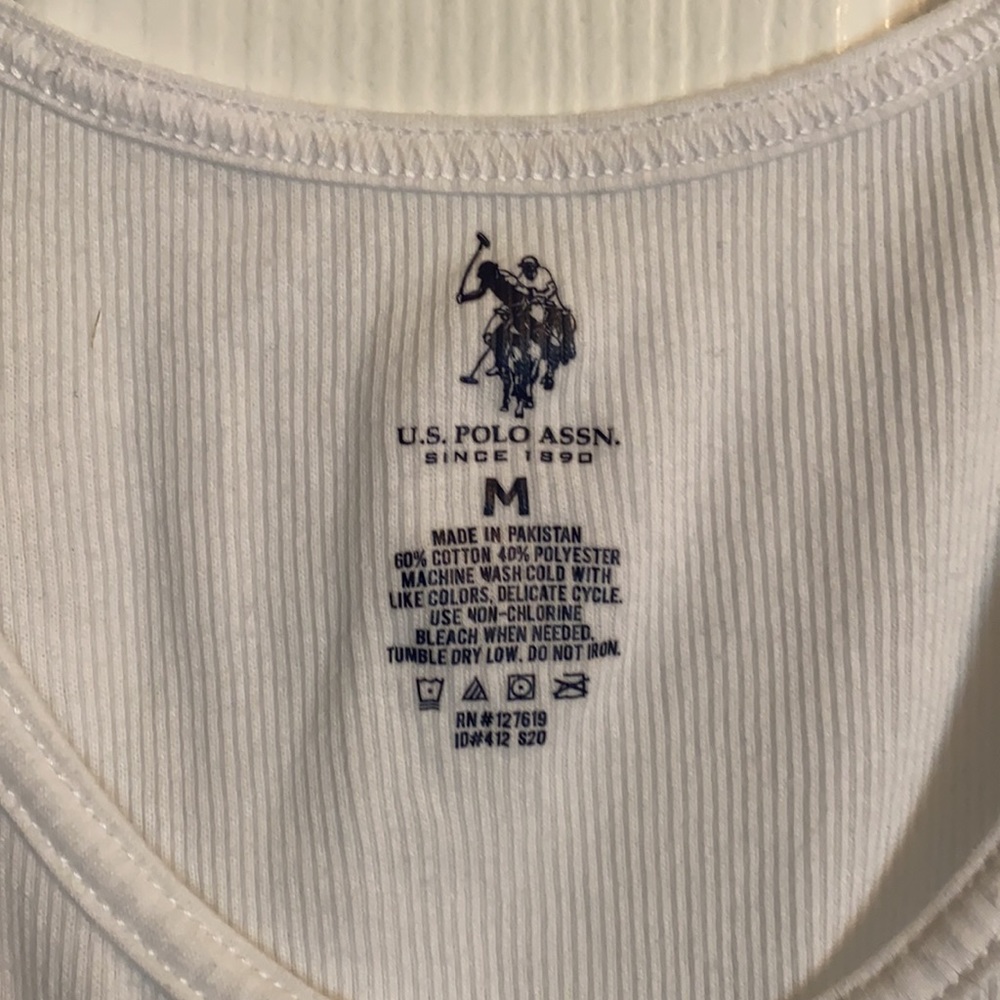 Polo White Tank Top - Picture 3 of 4